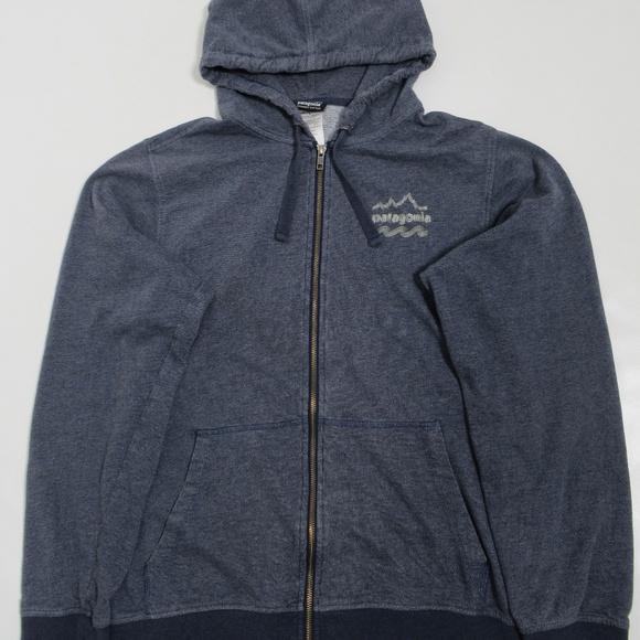 Patagonia M's Patagonia® Brushed Badge Lightweight Hooded Full-Zip Sweatshirt M - Picture 1 of 12
